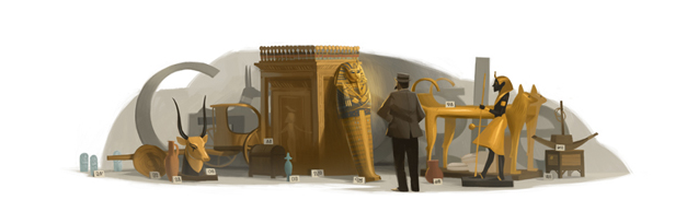 Google Doodle - Howard Carter