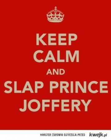 Keep calm and slap