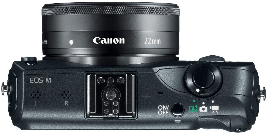 Canon EOS M Topansicht