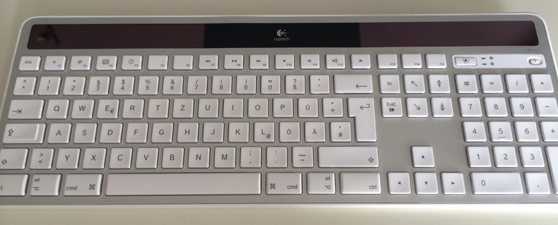 Logitech K750 Solar Tastatur für Mac